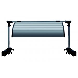 HAQUOSS PLAFONIERA LUXOR I,MONOLAMPADA,54CM,COLORE ARGENTO